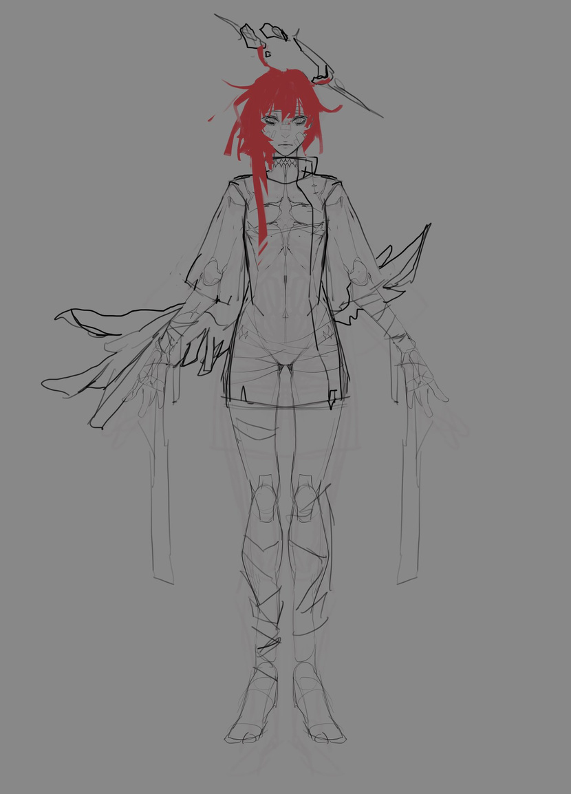 Unnamed Android Angel OC