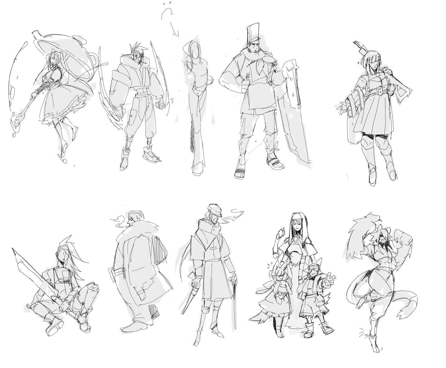 character sketches