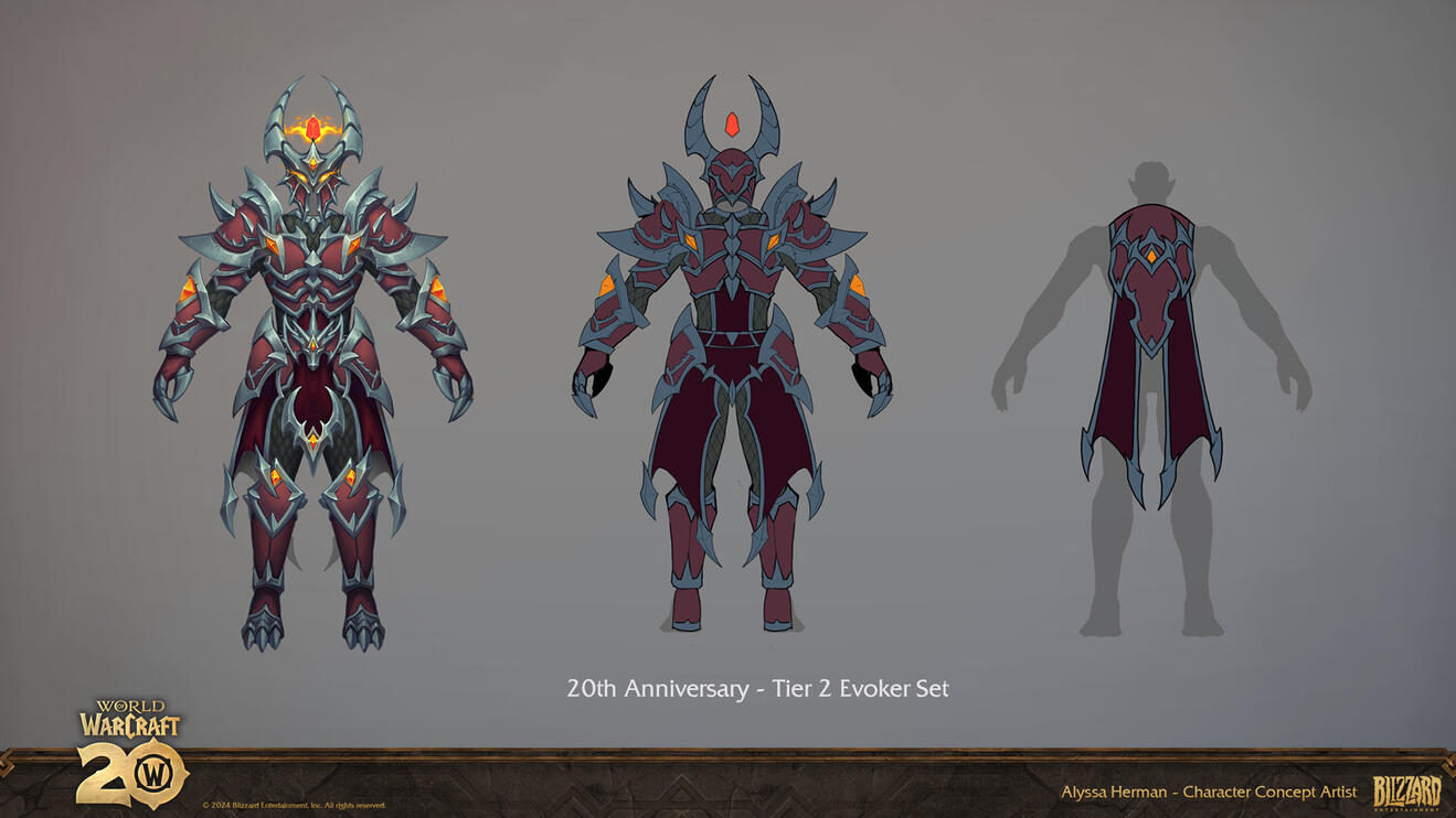 World of Warcraft - 20th Anniversary - Earth-Warder's eternal armor Tier 2 set