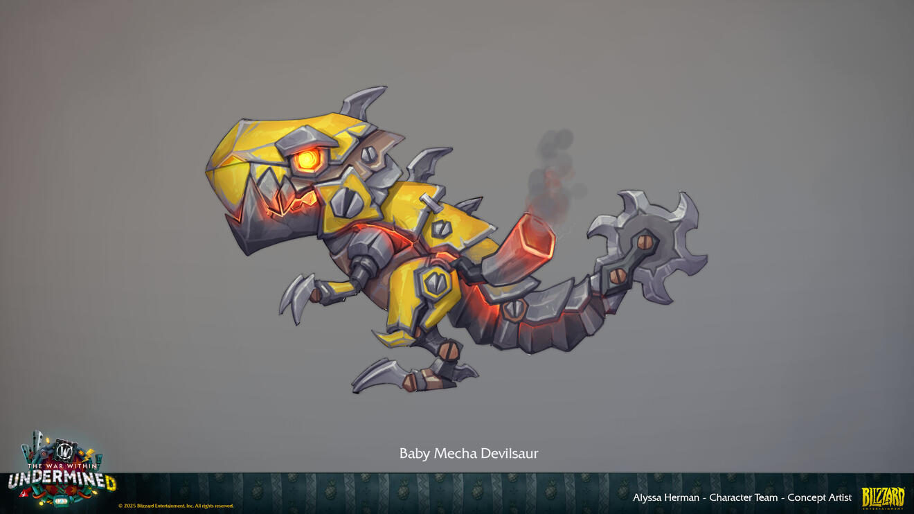 World of Warcraft - 11.1 - Undermined - Baby Mecha Devilsaur