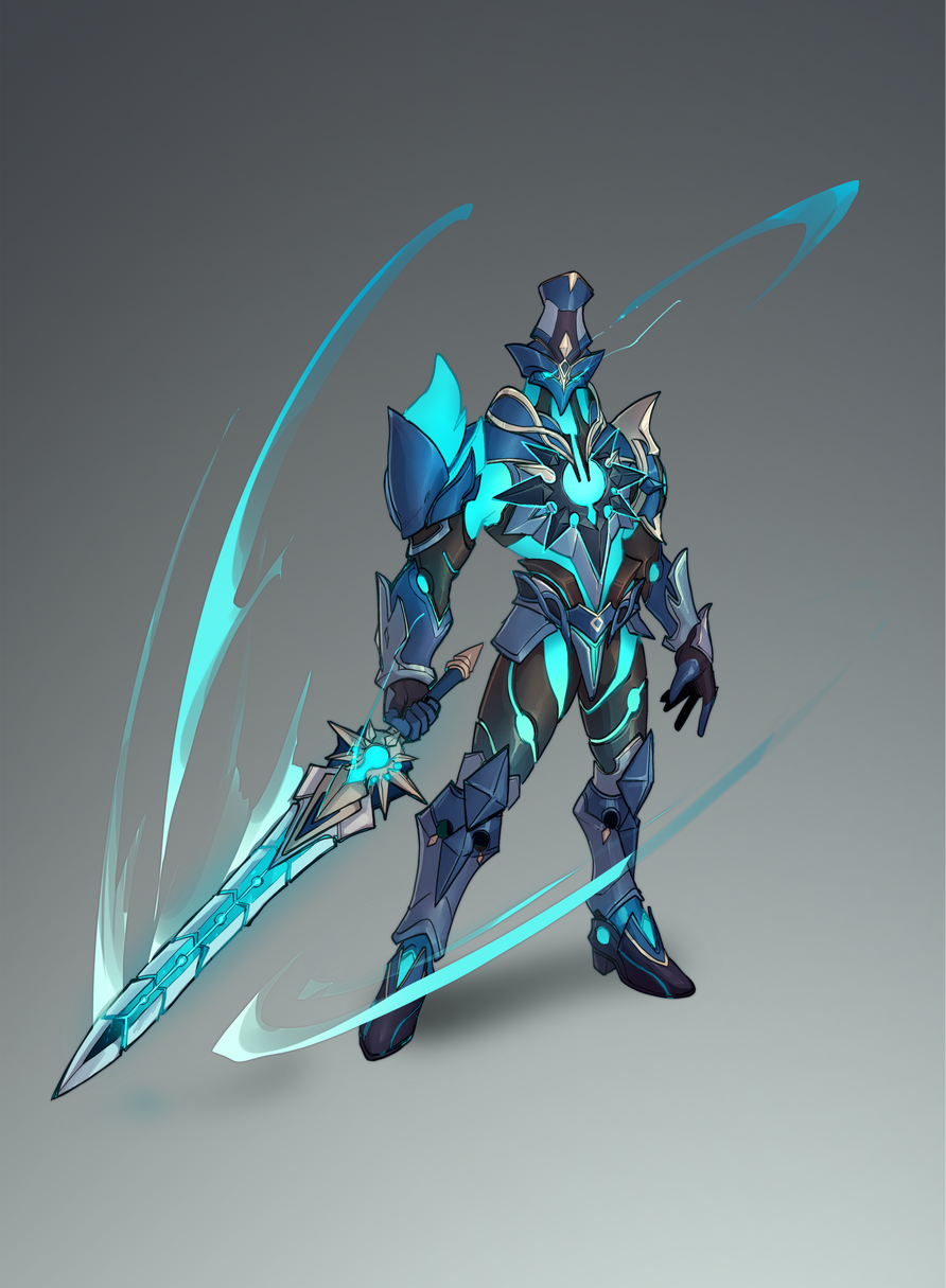 Genshin Tarot - Black Serpent Knight: Windcutter