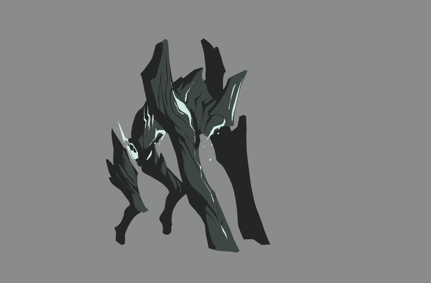 Large creature attack animation