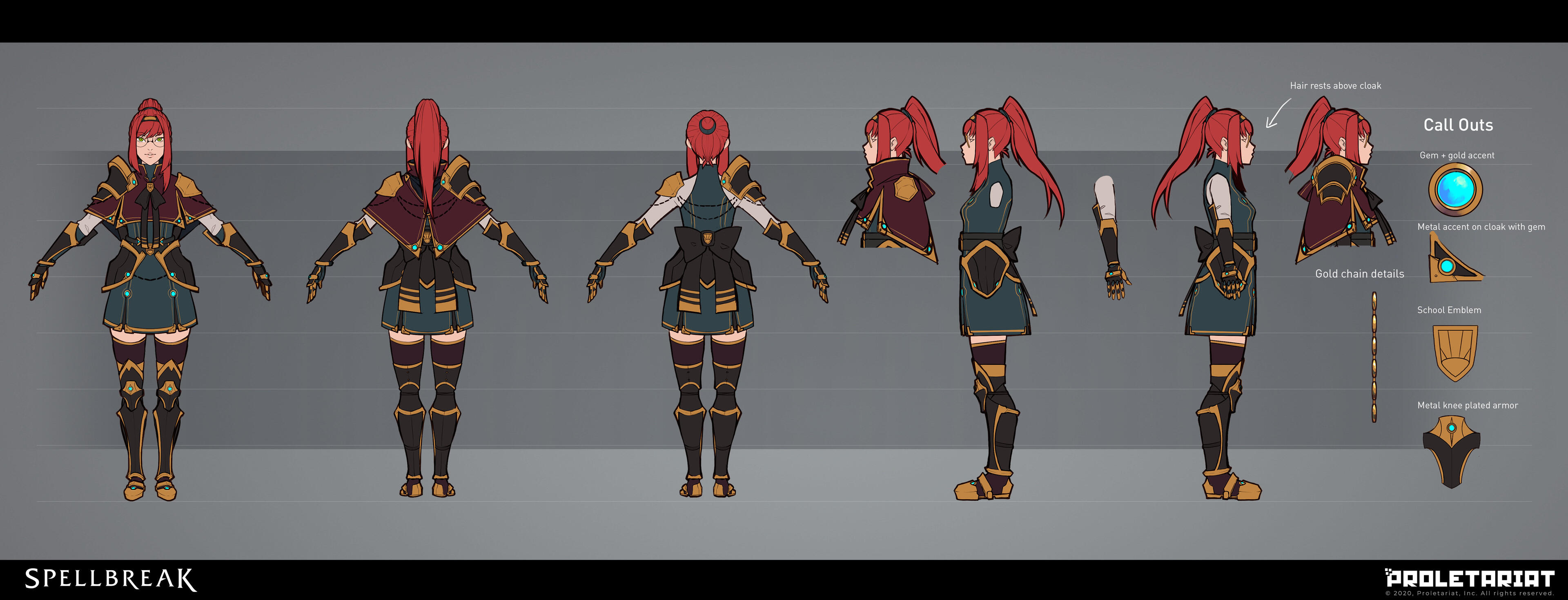 Model Sheet with breakdowns