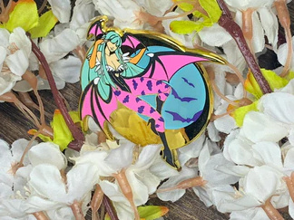 Morrigan Aensland (Darkstalkers) Glow pin